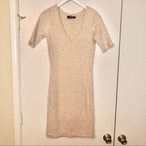 Fuzzy midi dress
